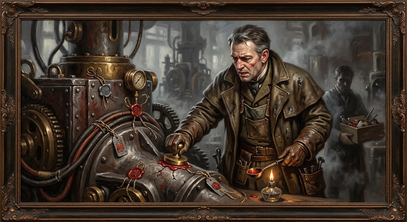 Ward-Seal Artificer — Ward-Seal Artificer, rendered as oil-painting.