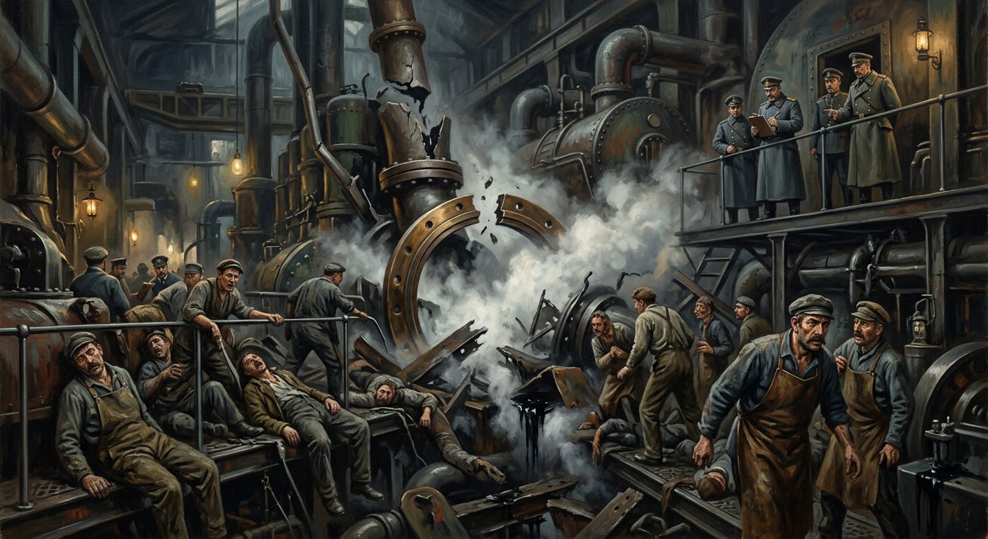 Split-Ring Disaster — Split-Ring Disaster, rendered as oil-painting.