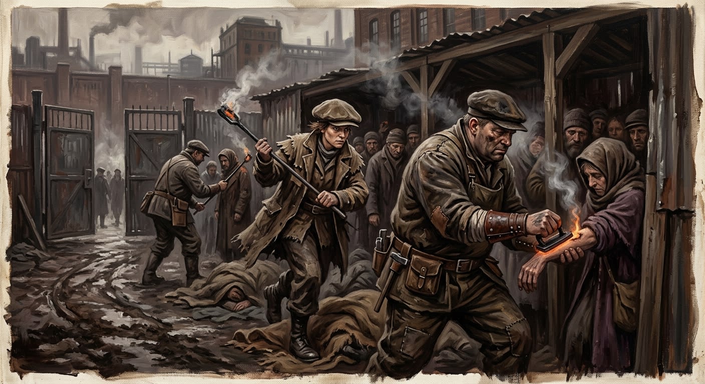 Quick Burners — Quick Burners, rendered as oil-painting.