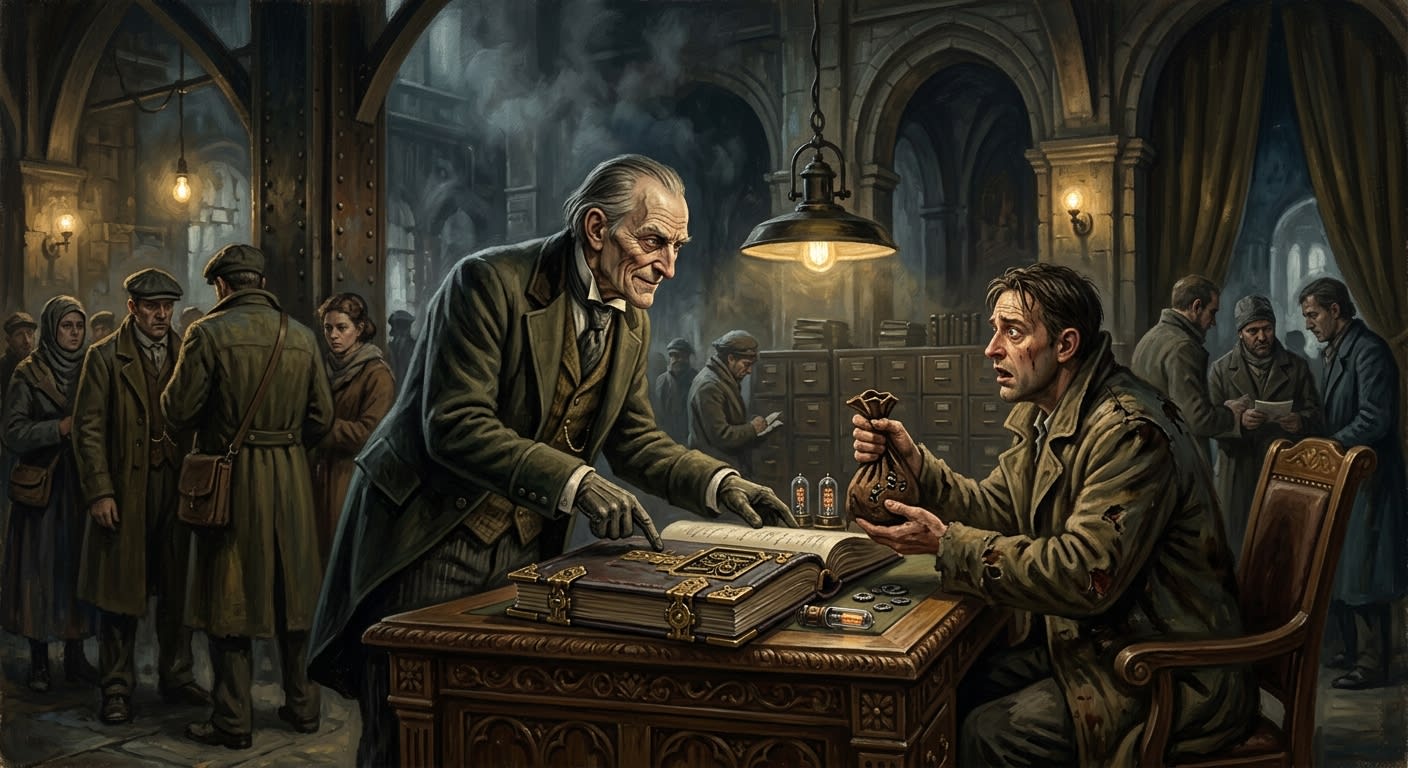 Name-Merchant — Name-Merchant, rendered as oil-painting.
