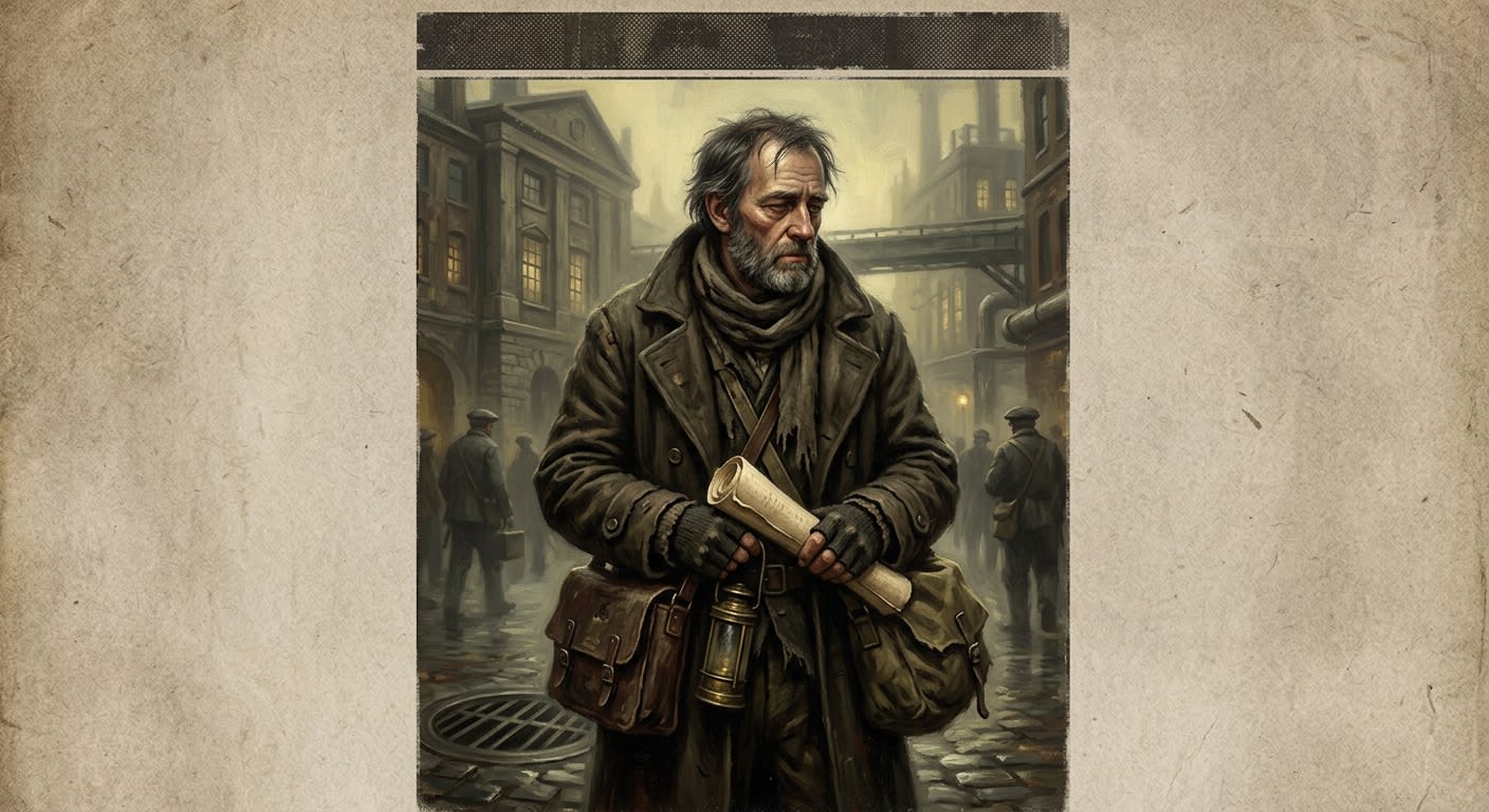 Old Faron the Hush-Monger — Old Faron the Hush-Monger, rendered as oil-painting.