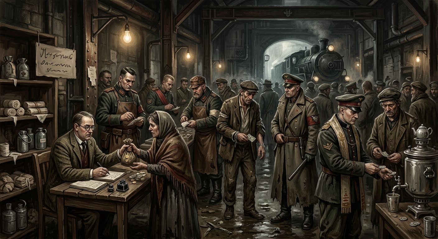Road-Mercy Scandal — Road-Mercy Scandal, rendered as oil-painting.