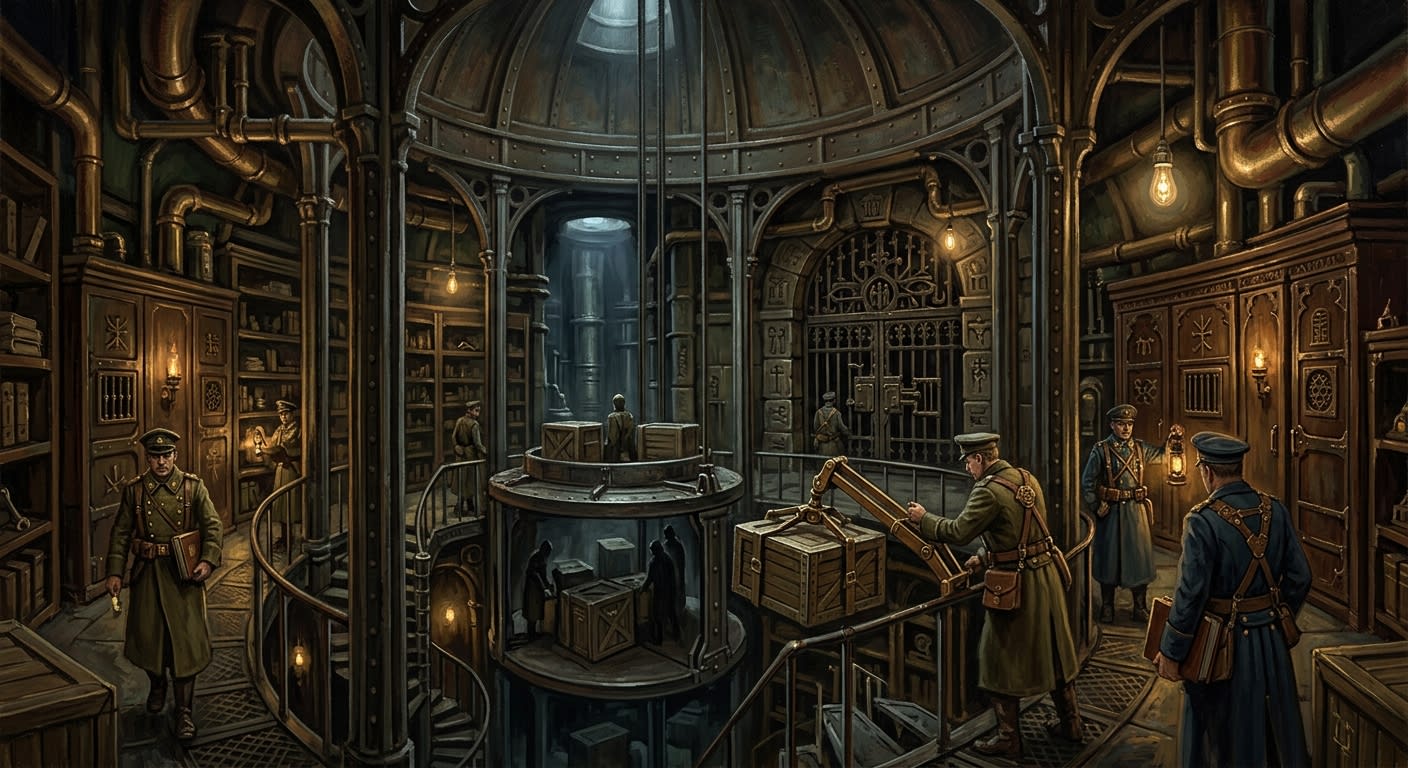 Vault of Sacred Custody — Vault of Sacred Custody, rendered as oil-painting.