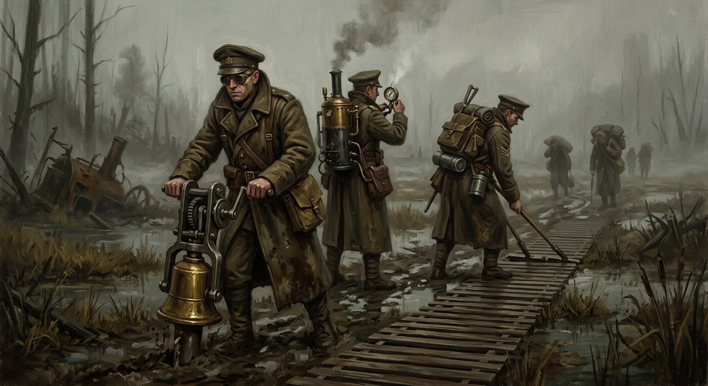 Route Pragmatists — Route Pragmatists, rendered as oil-painting.