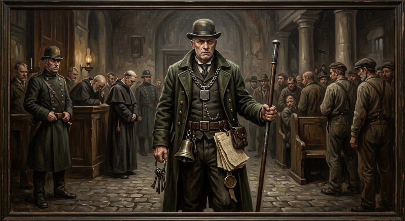 Circuit Bailiff — Circuit Bailiff, rendered as oil-painting.