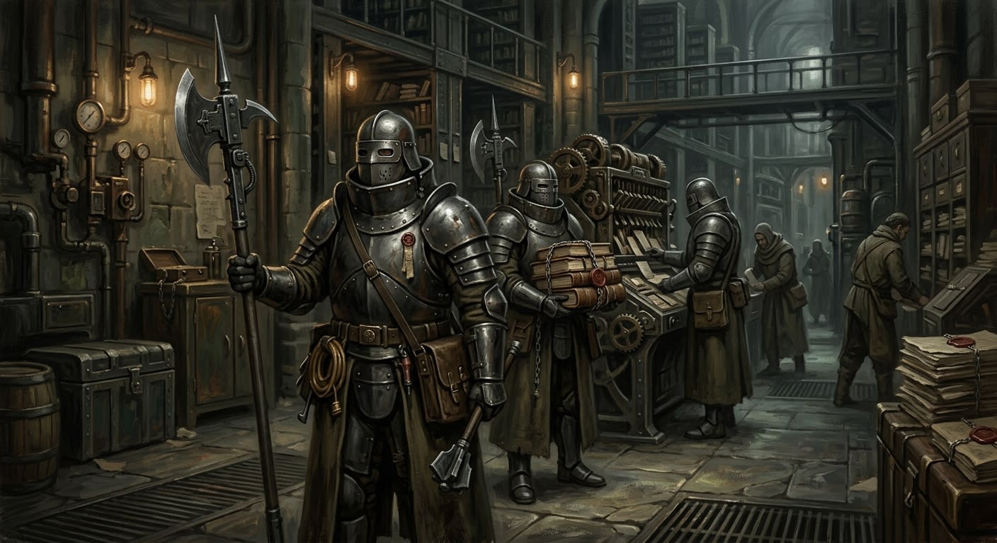 Seal Custodians — Seal Custodians, rendered as oil-painting.