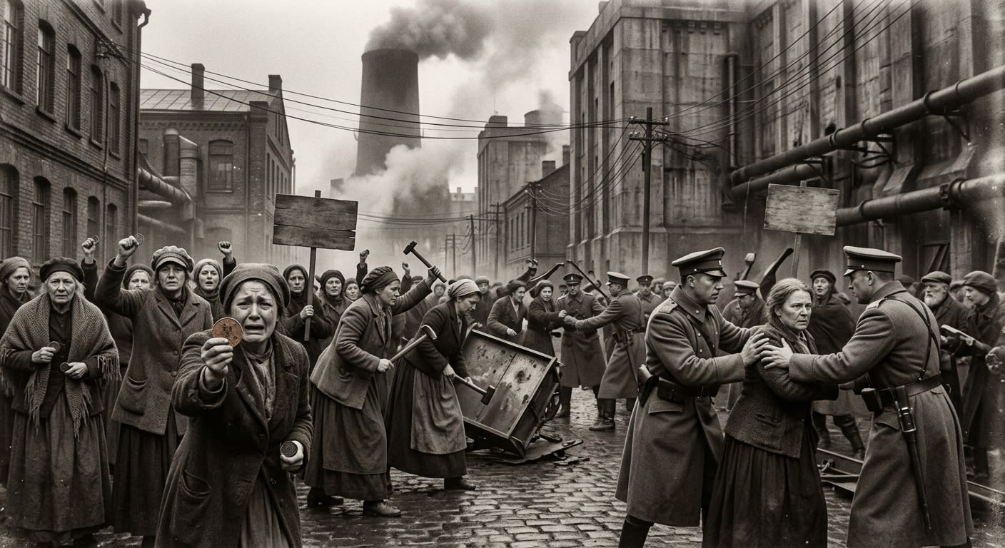 The Widow Riot — On Directive 91-B, rendered as photograph.
