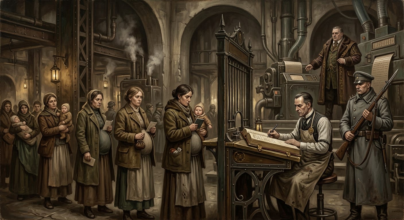 The Cradle Decree A.S. 157 — The Cradle Decree A.S. 157, rendered as oil-painting.