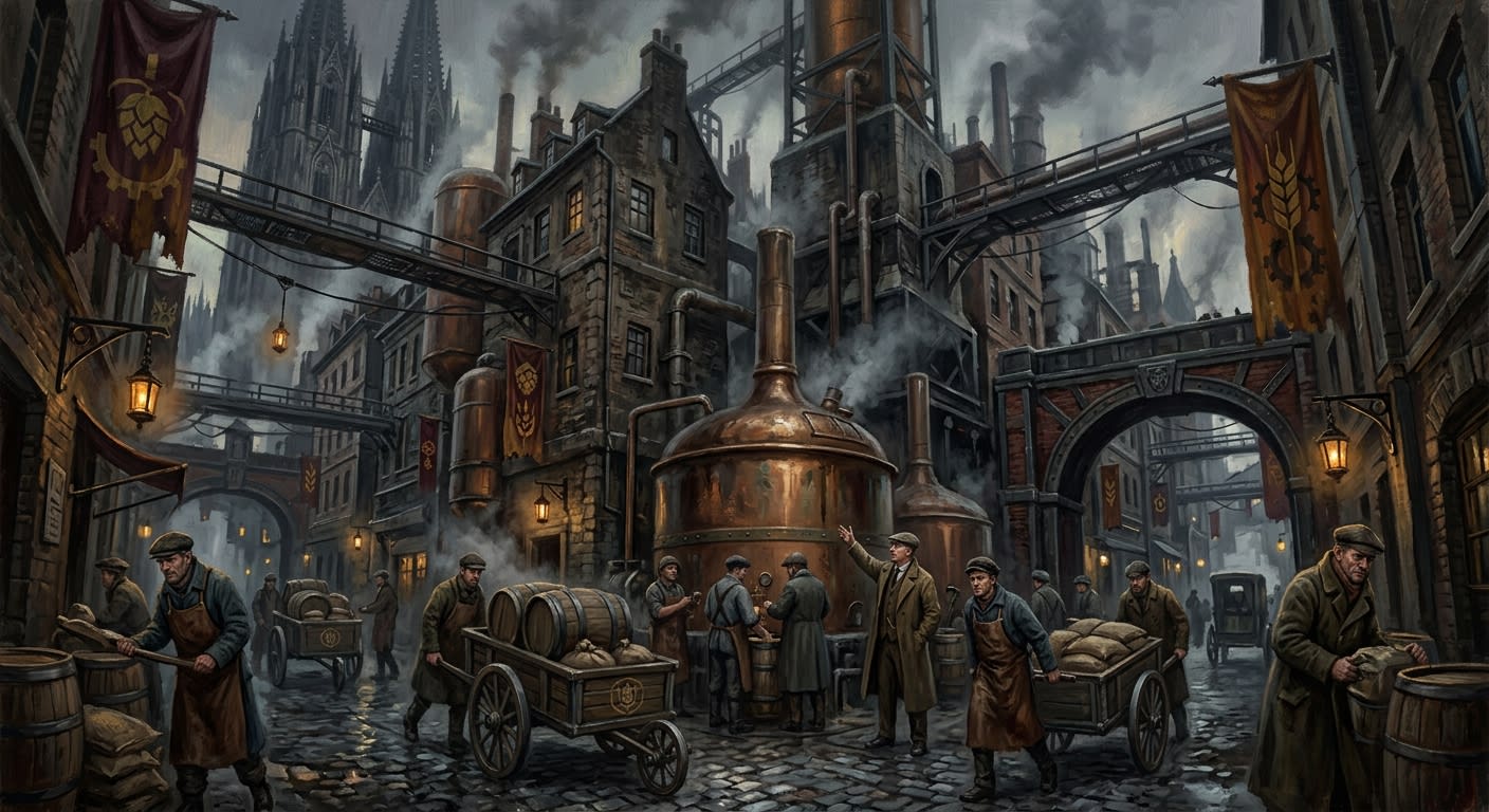 Bräuviertel — Bräuviertel, rendered as oil-painting.
