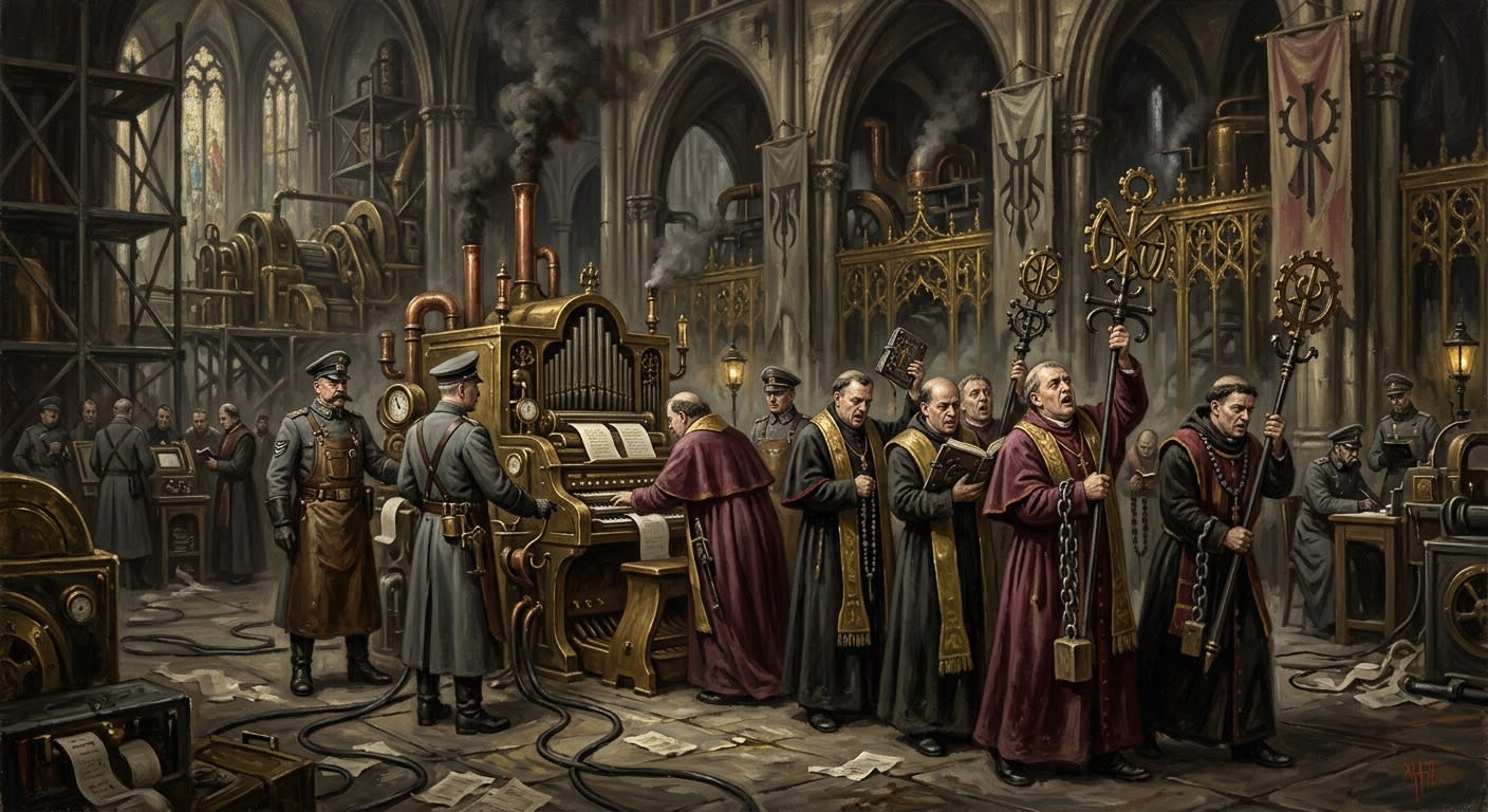 Bavarian Creed Adjustment — Bavarian Creed Adjustment, rendered as oil-painting.