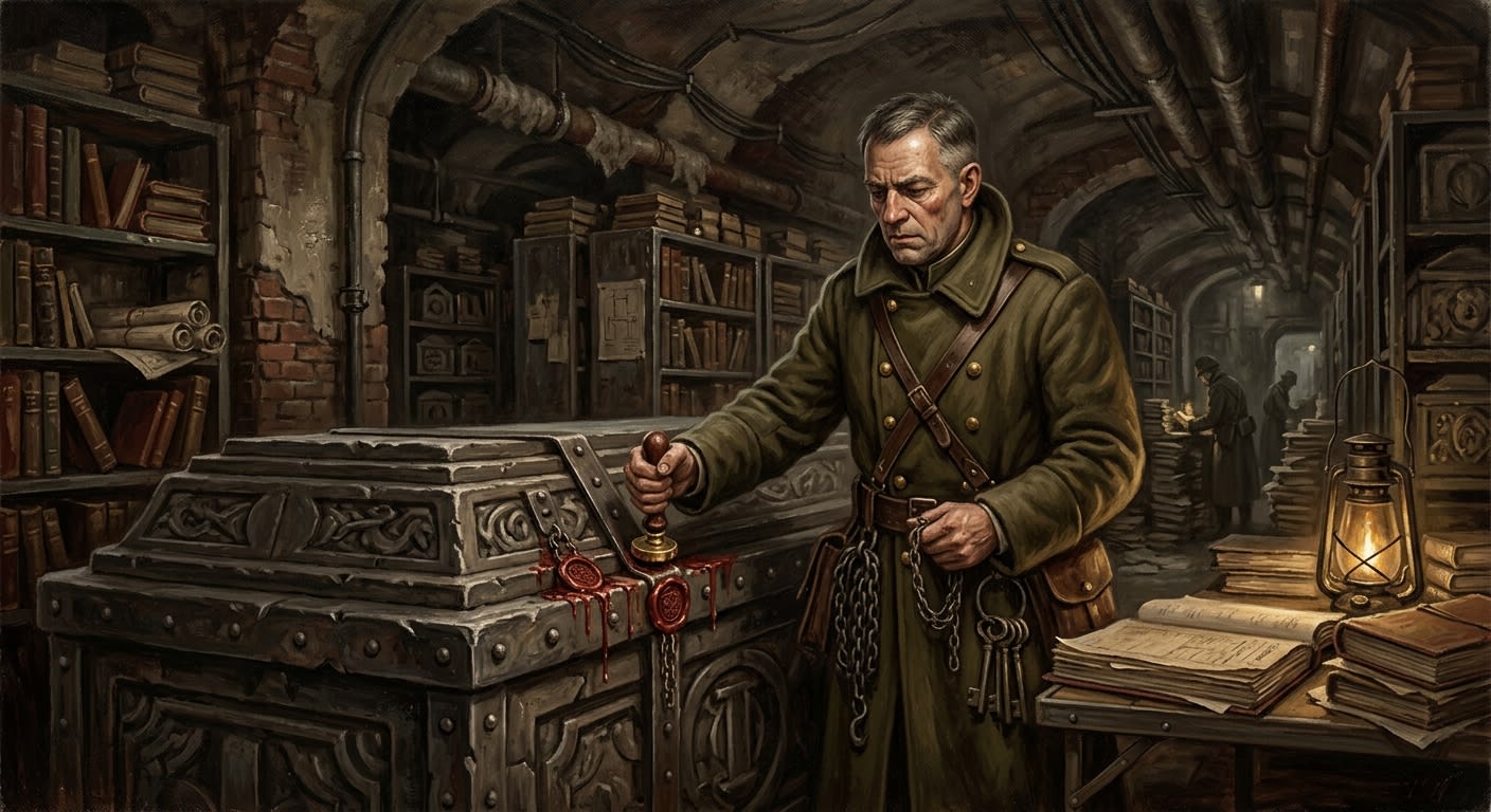Canon-Warden Albrecht Goss — Canon-Warden Albrecht Goss, rendered as oil-painting.
