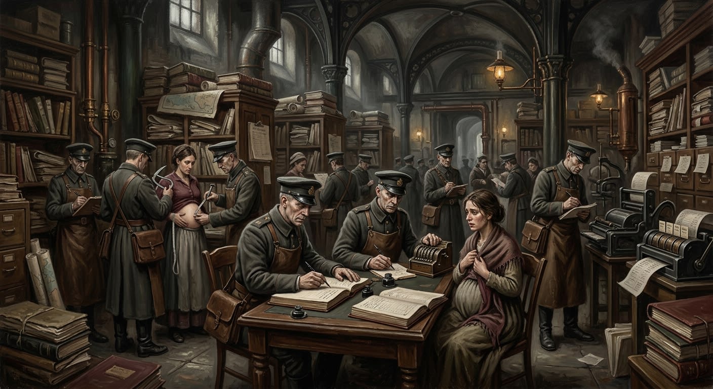 Womb Registrars — Womb Registrars, rendered as oil-painting.