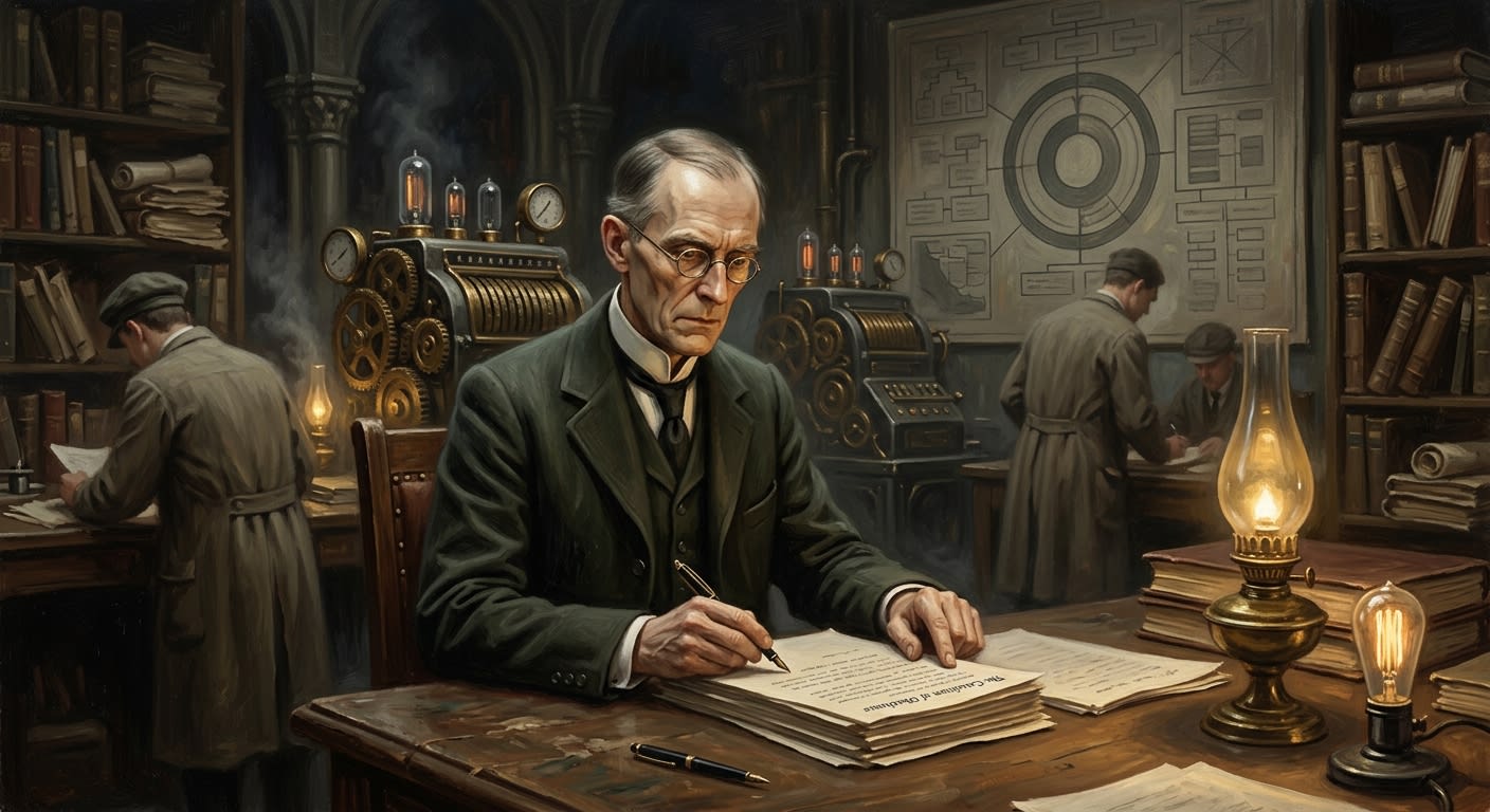 Exegete Hallam — Exegete Hallam, rendered as oil-painting.