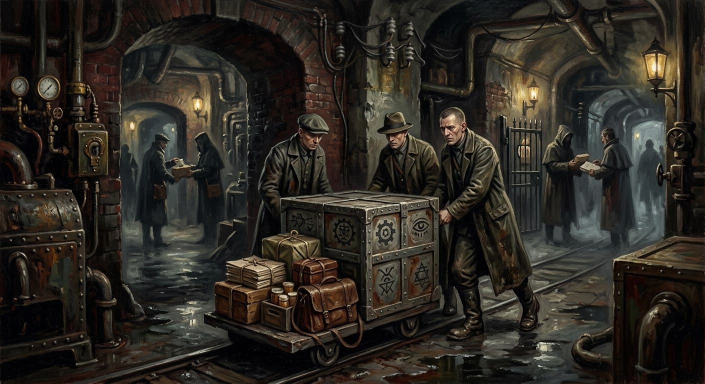 The Thread — The Thread, rendered as oil-painting.