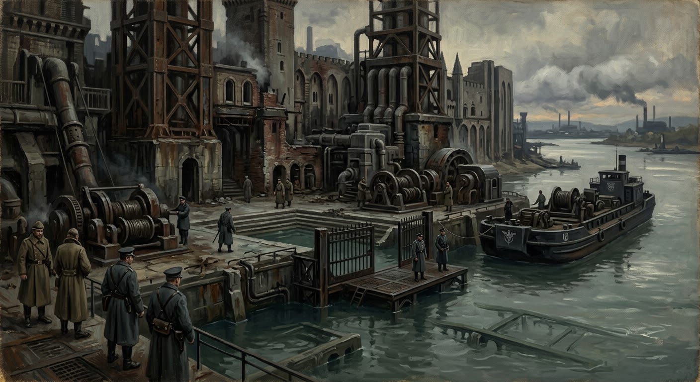 Avignon — Avignon, rendered as oil-painting.