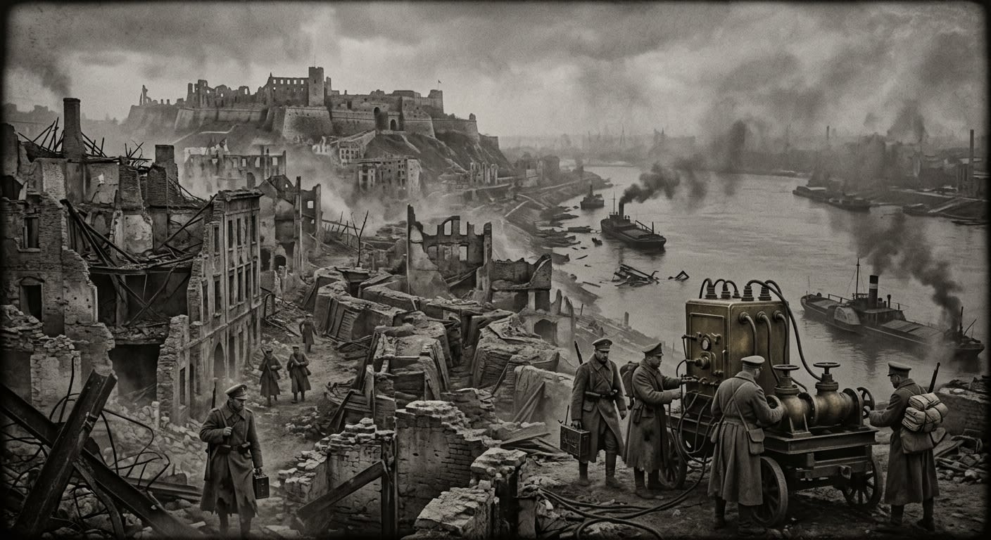 Belgrade — On the Old White City, rendered as photograph.