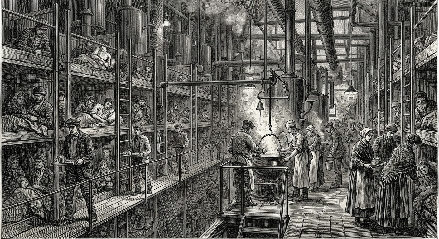 Boiler Commons — On Racks, Families, and the Arithmetic of Sleep, rendered as engraving.