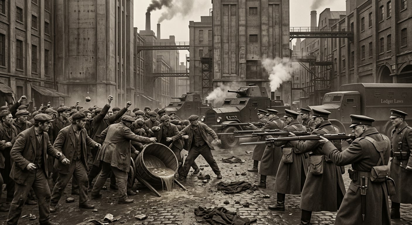 The Broth Riots — On the Three Cities, rendered as photograph.