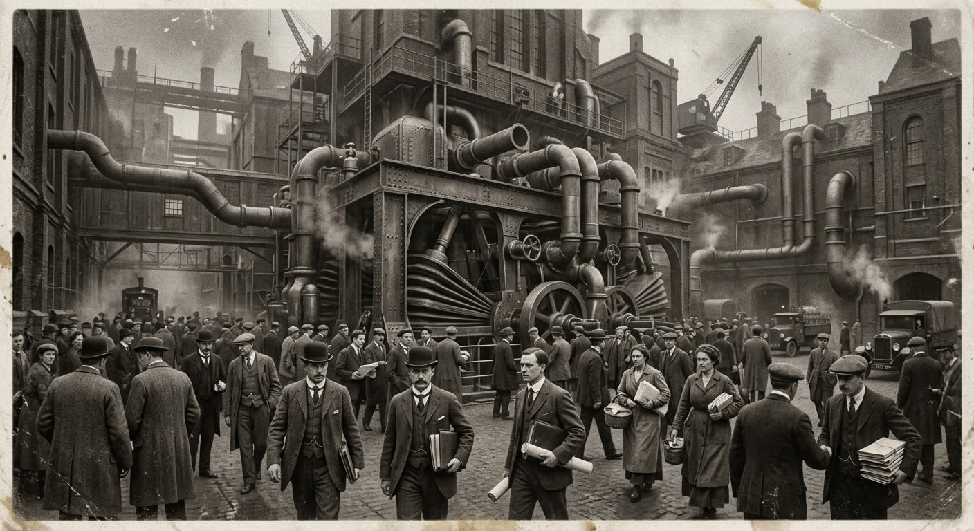 The Great Hush — On the Irongate Before the Hush, rendered as photograph.