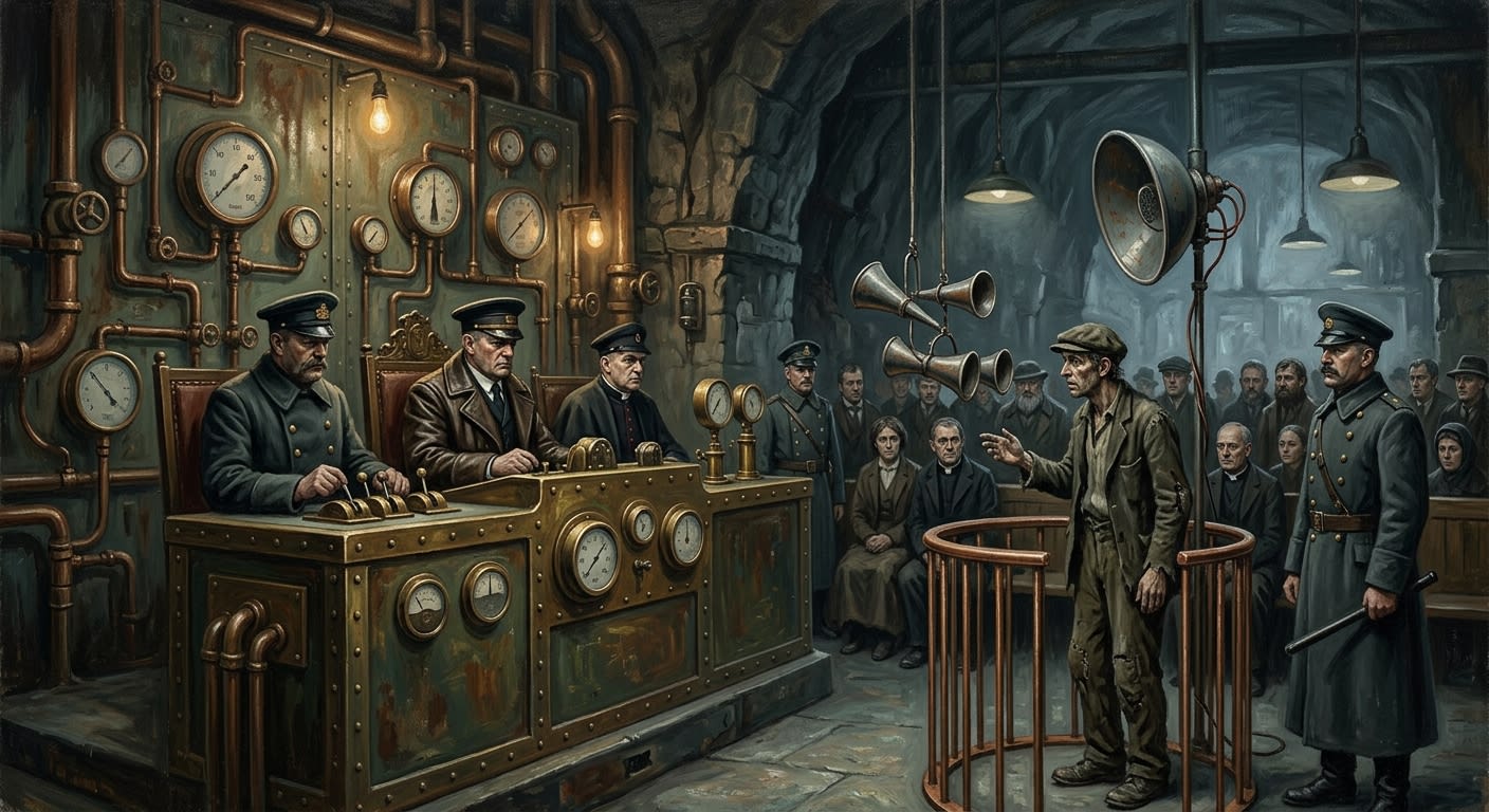 Hush Court — Hush Court, rendered as oil-painting.