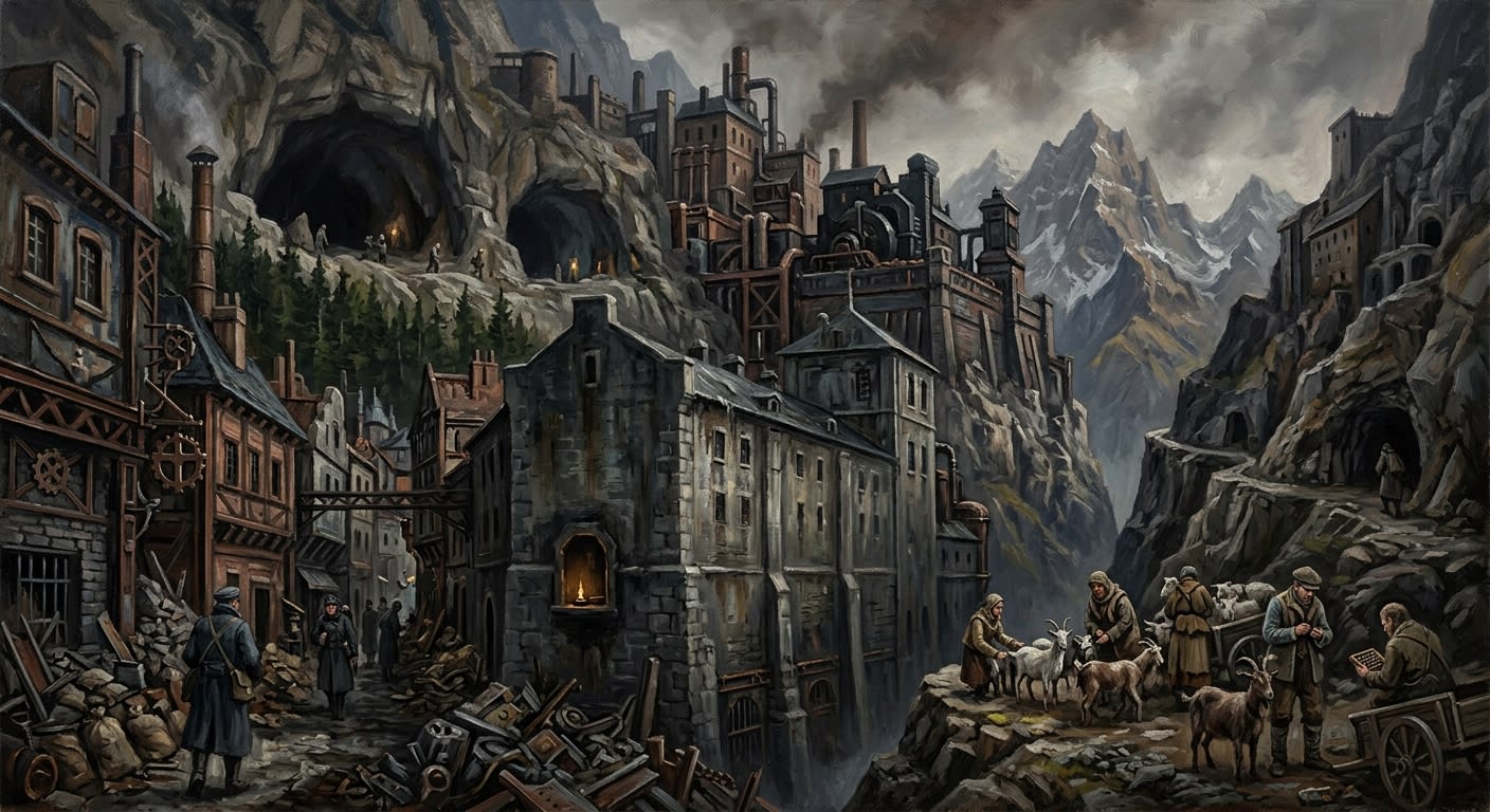 Innsbruck — Innsbruck, rendered as oil-painting.