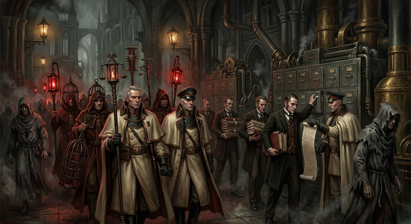 Inquisition — Inquisition, rendered as oil-painting.