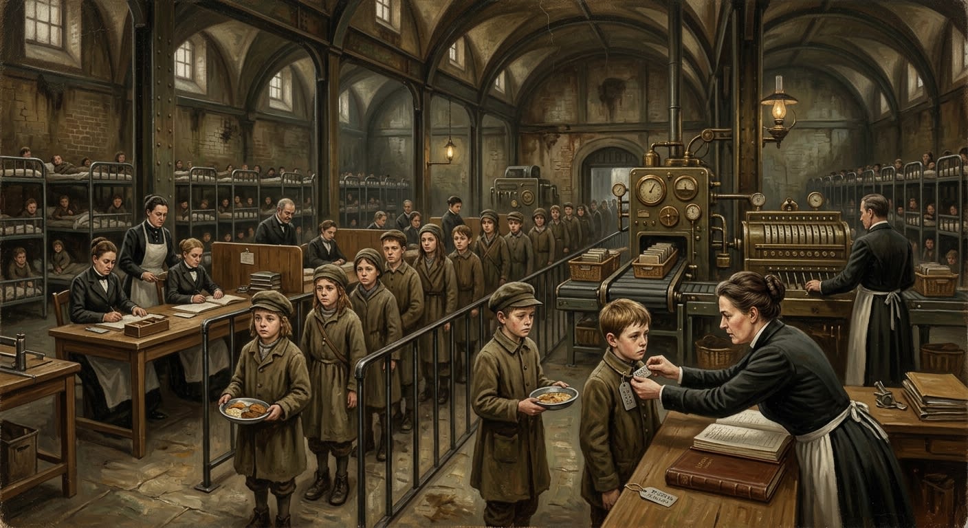 Orphanarii — Orphanarii, rendered as oil-painting.