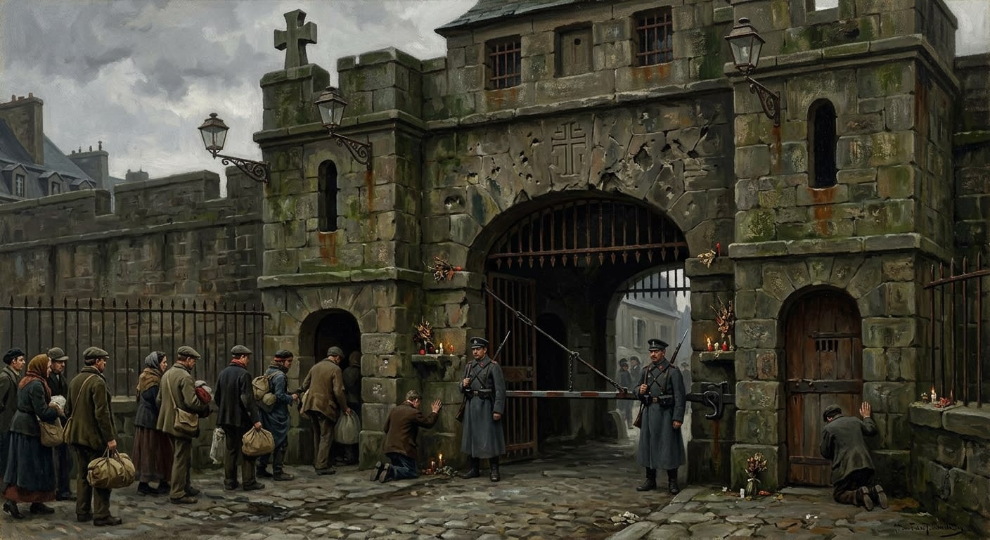 Porte Saint-Vincent — Porte Saint-Vincent, rendered as oil-painting.