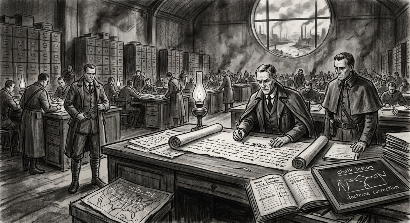 The Rhineland — On Margins, Scriptoria, and the First Great Correction, rendered as charcoal.