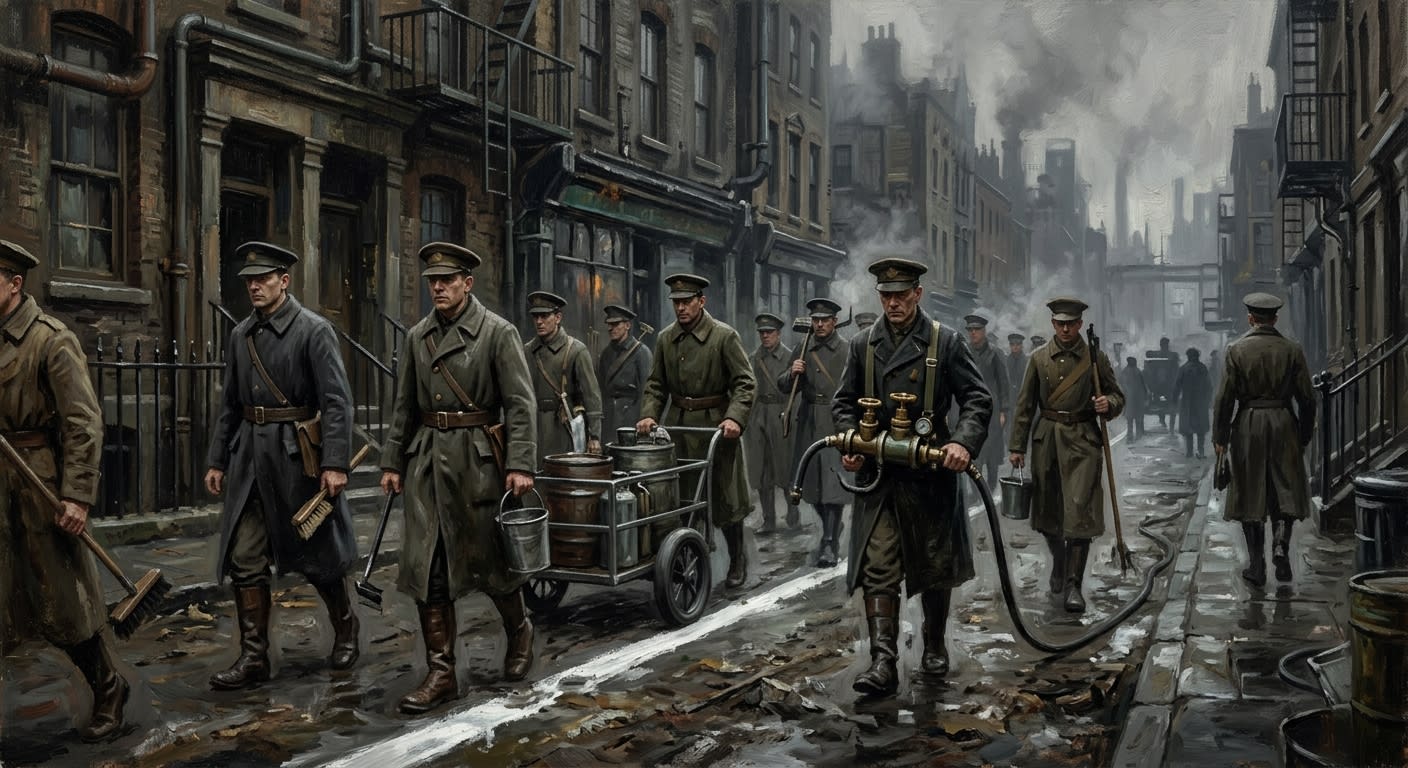 Sanitation Chapter — Sanitation Chapter, rendered as oil-painting.