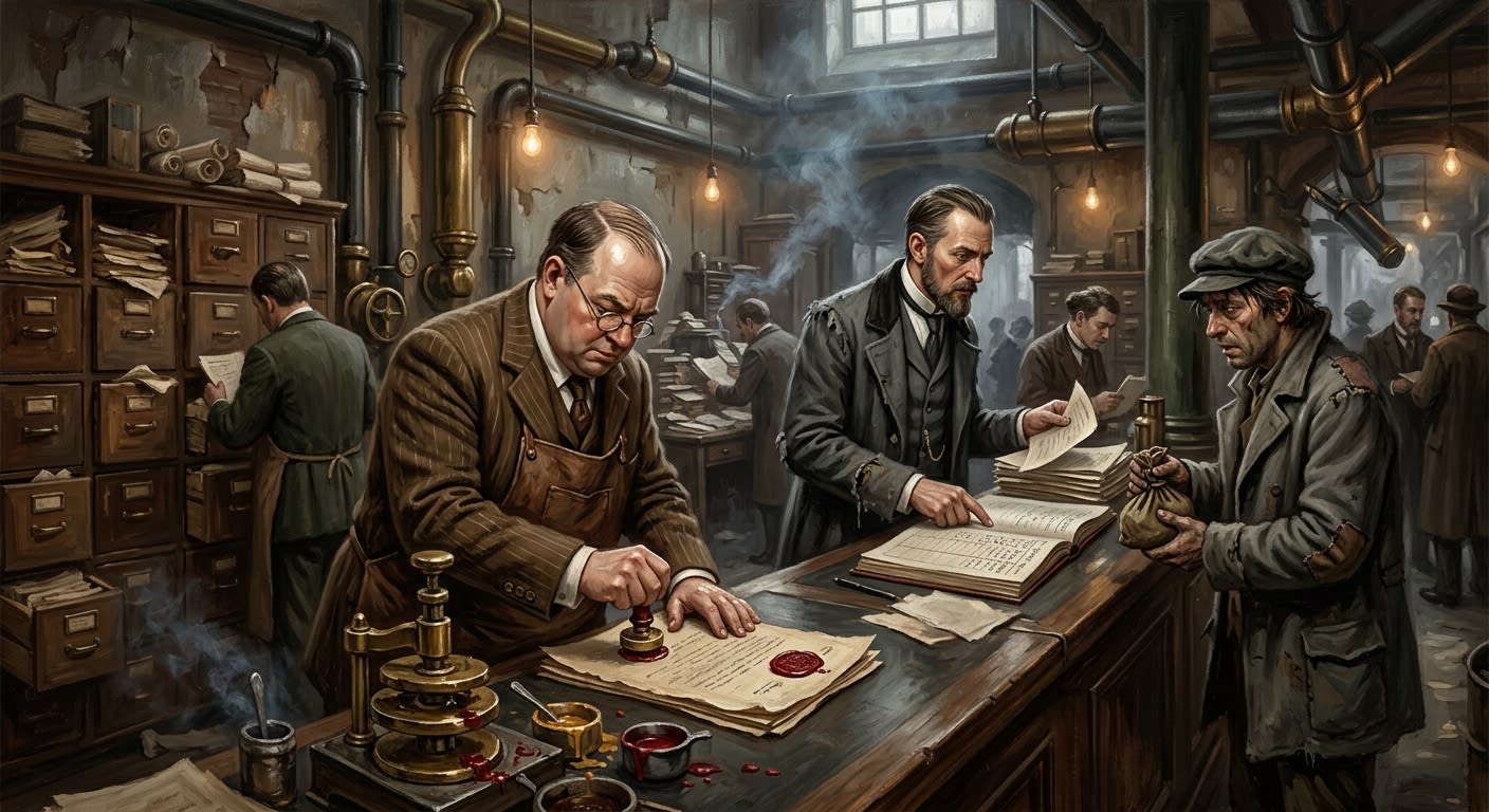 Sponsor-Seal Brokers — Sponsor-Seal Brokers, rendered as oil-painting.