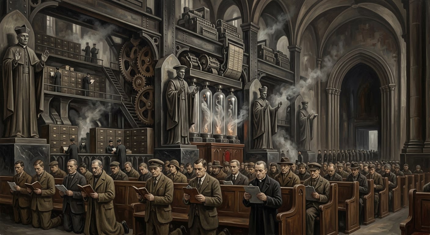 Theocracy — Theocracy, rendered as oil-painting.