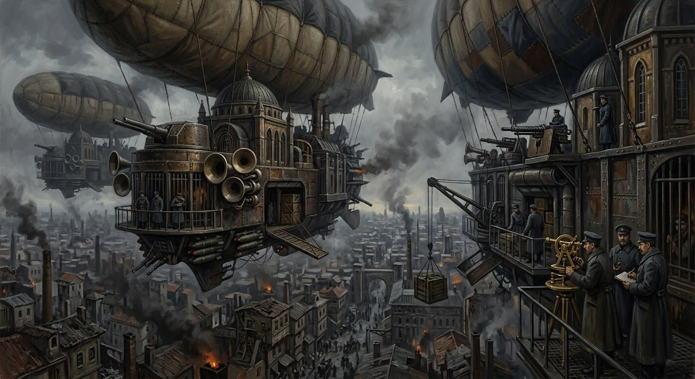 Vigil Arks — Vigil Arks, rendered as oil-painting.