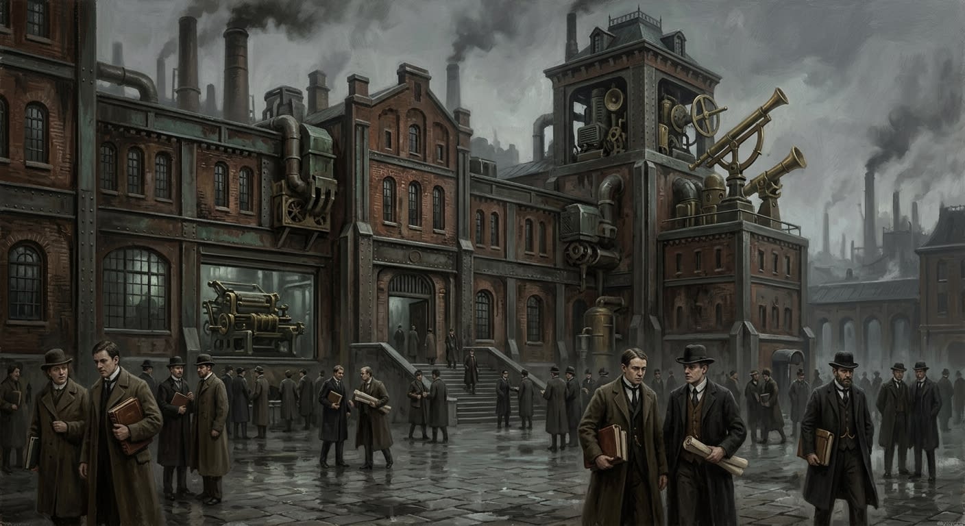 Amsterdam Academy — Amsterdam Academy, rendered as oil-painting.