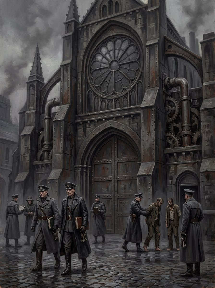 Ashen Cloister — Ashen Cloister, rendered as oil-painting.
