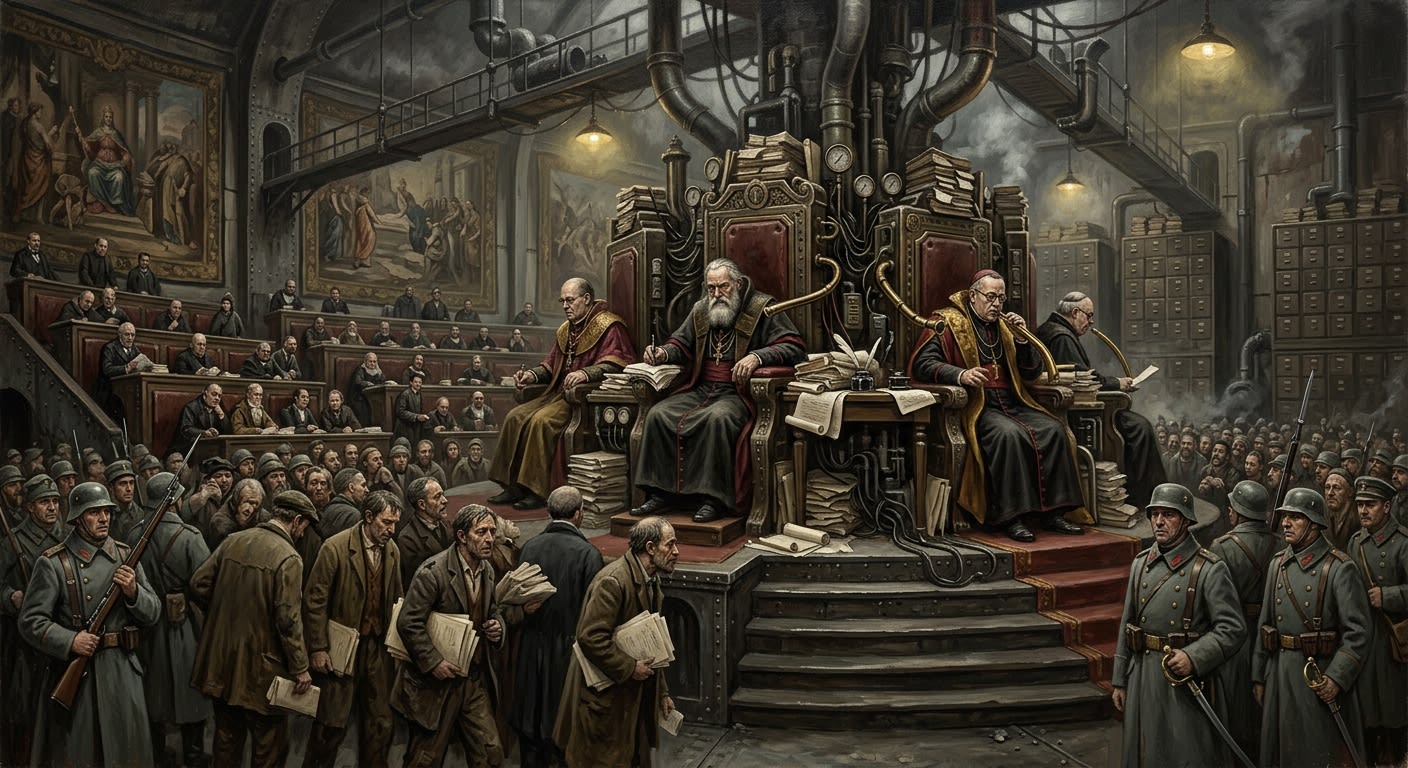 Assembly of Thrones — Assembly of Thrones, rendered as oil-painting.