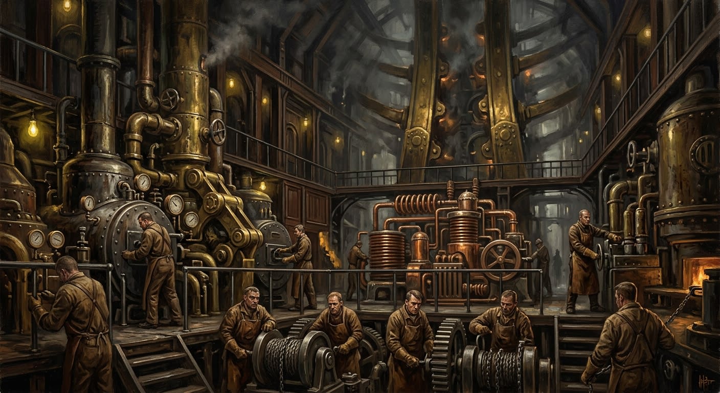 Brasswright Guild — Brasswright Guild, rendered as oil-painting.