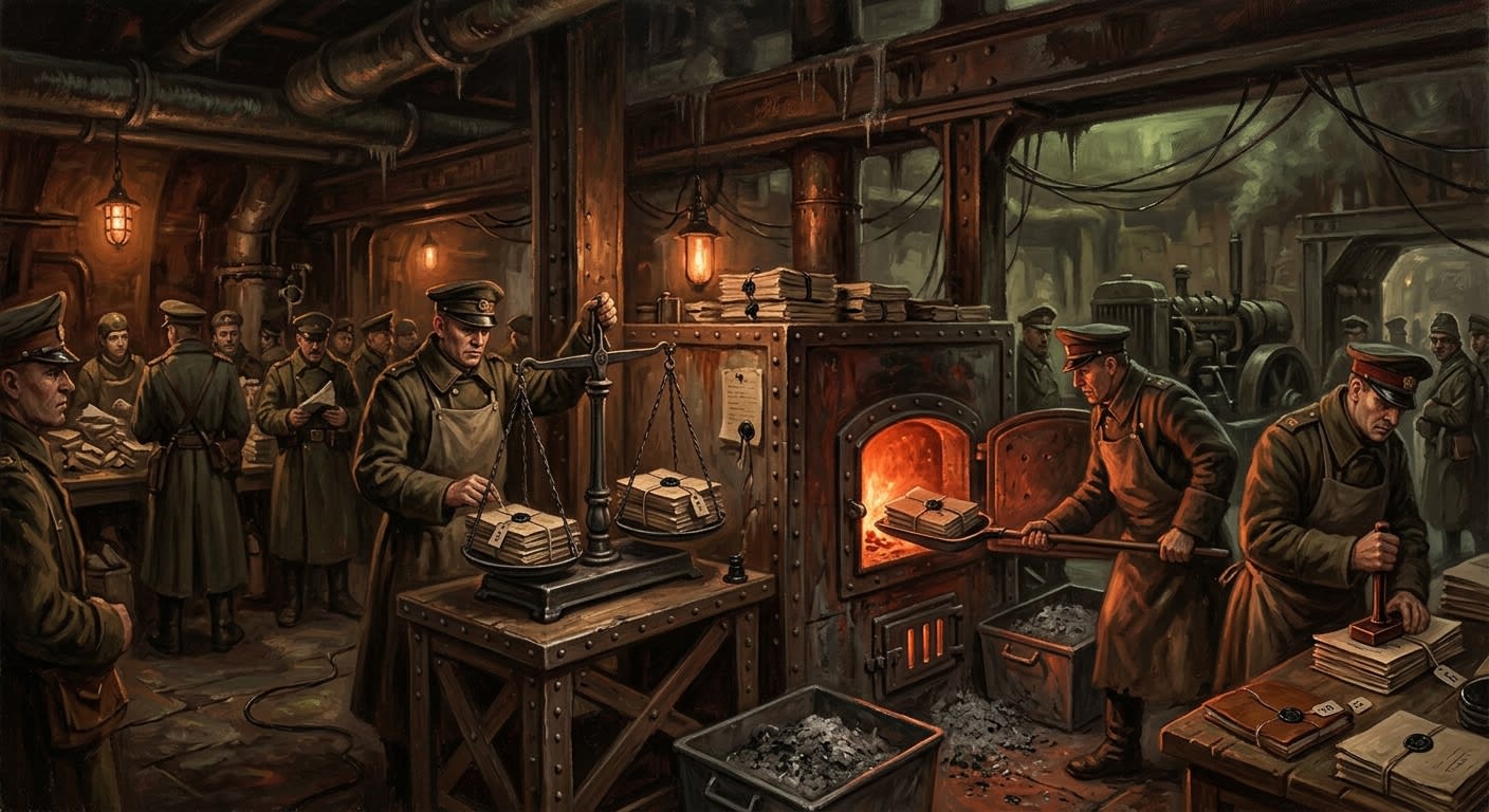 Burn Directive 7-C — Burn Directive 7-C, rendered as oil-painting.