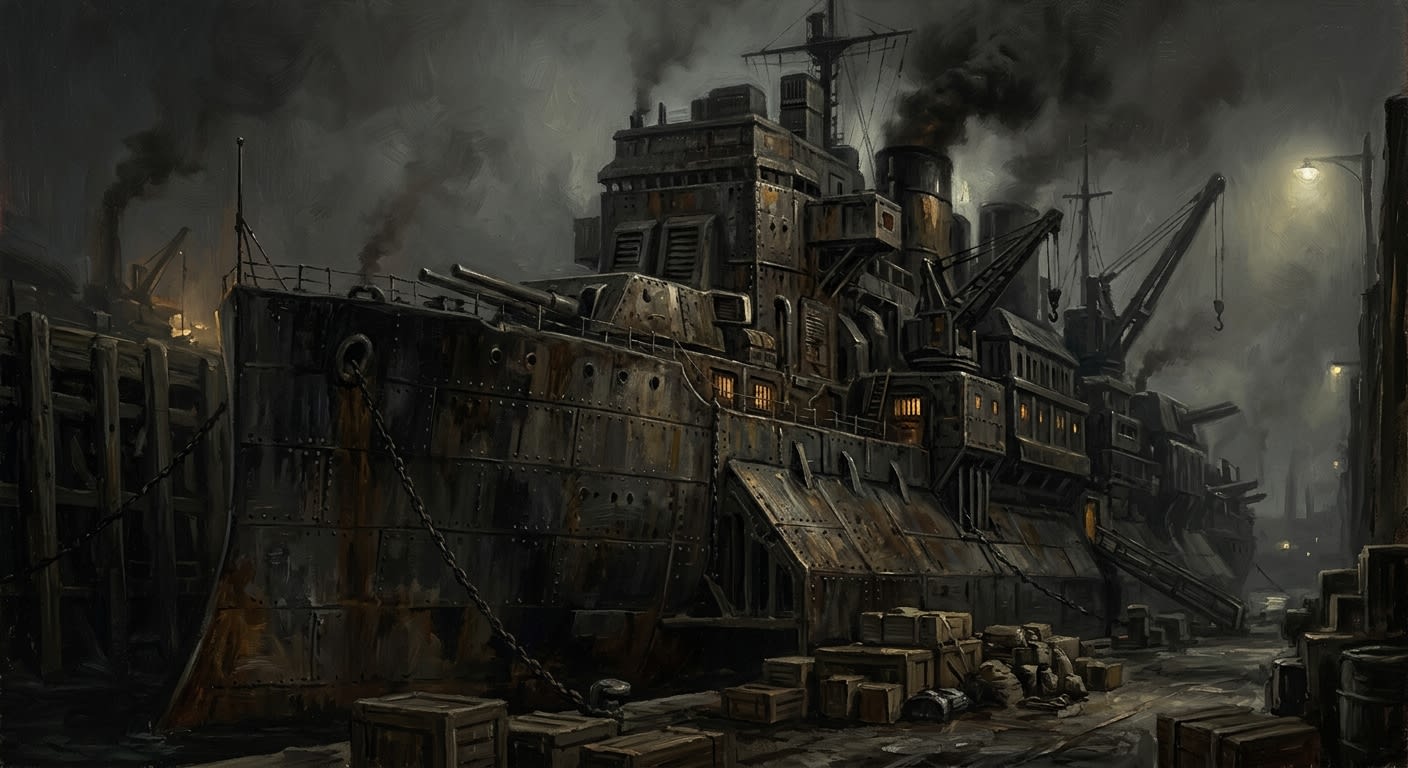 Catacomb-Carrier Threnody — Catacomb-Carrier Threnody, rendered as oil-painting.