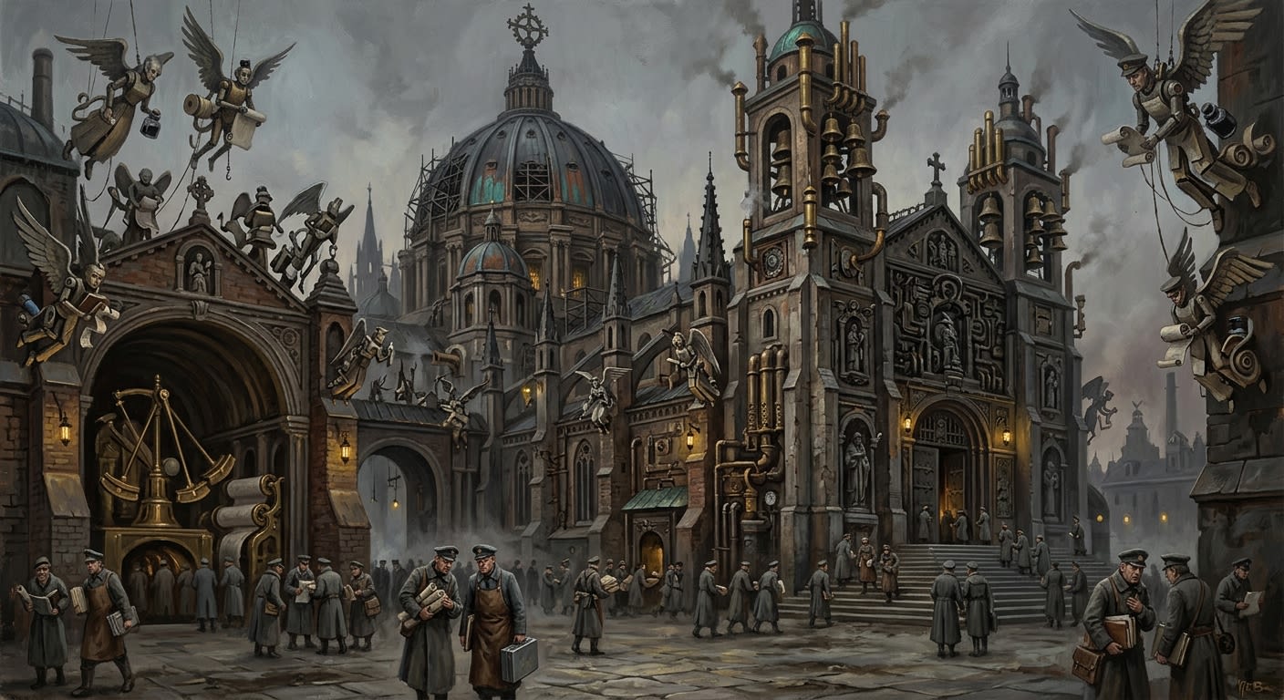 Cathedral of the Perpetual Registry — Cathedral of the Perpetual Registry, rendered as oil-painting.