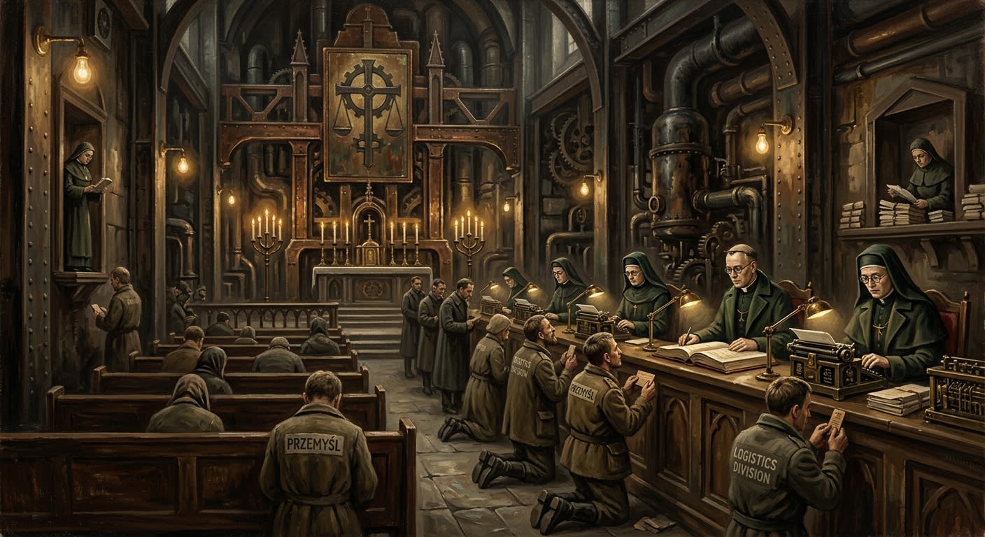 Chapel of Counting — Chapel of Counting, rendered as oil-painting.