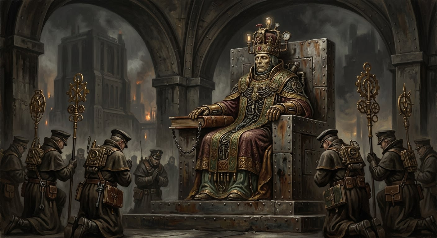 Charlemagne — Charlemagne, rendered as oil-painting.