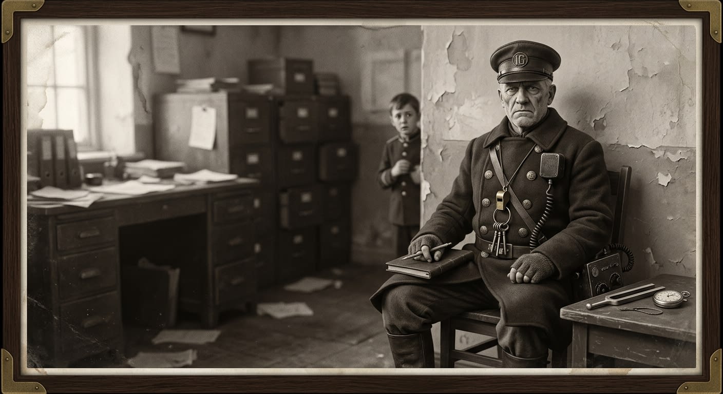 Choir Warden — On the Birth of the Office, rendered as photograph.