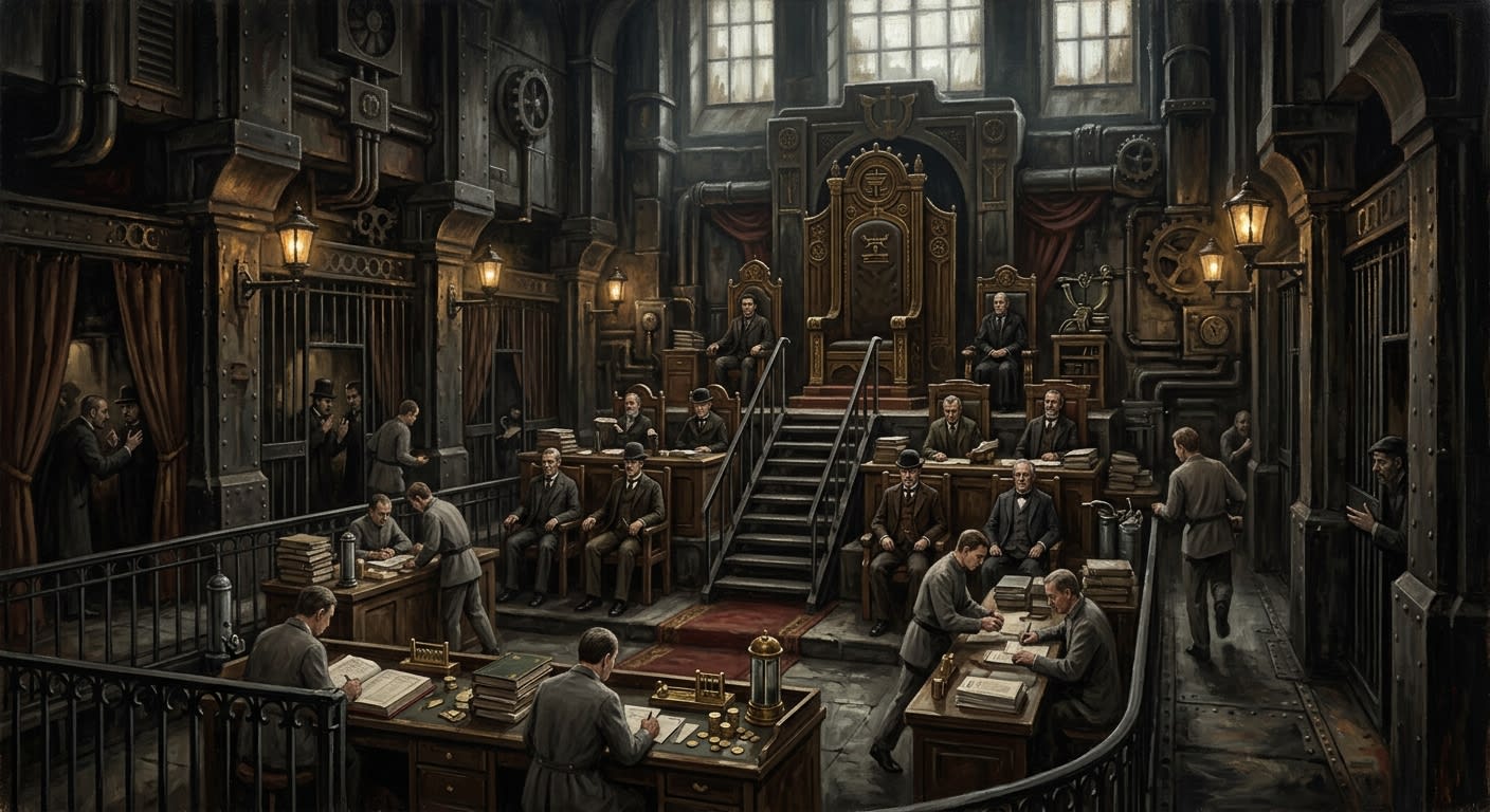 Concordat Hall — Concordat Hall, rendered as oil-painting.