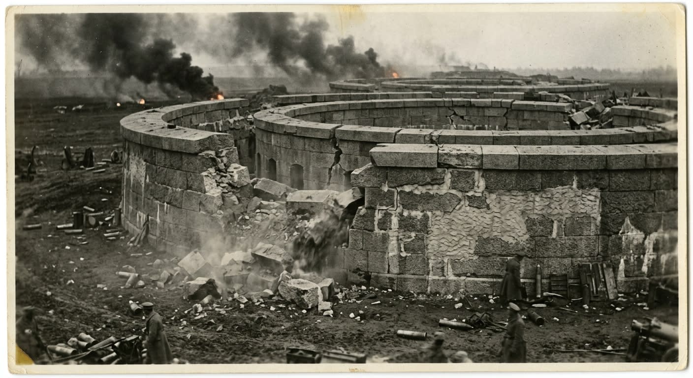 Cracked Ring Sieges — On the Rings Themselves, rendered as photograph.