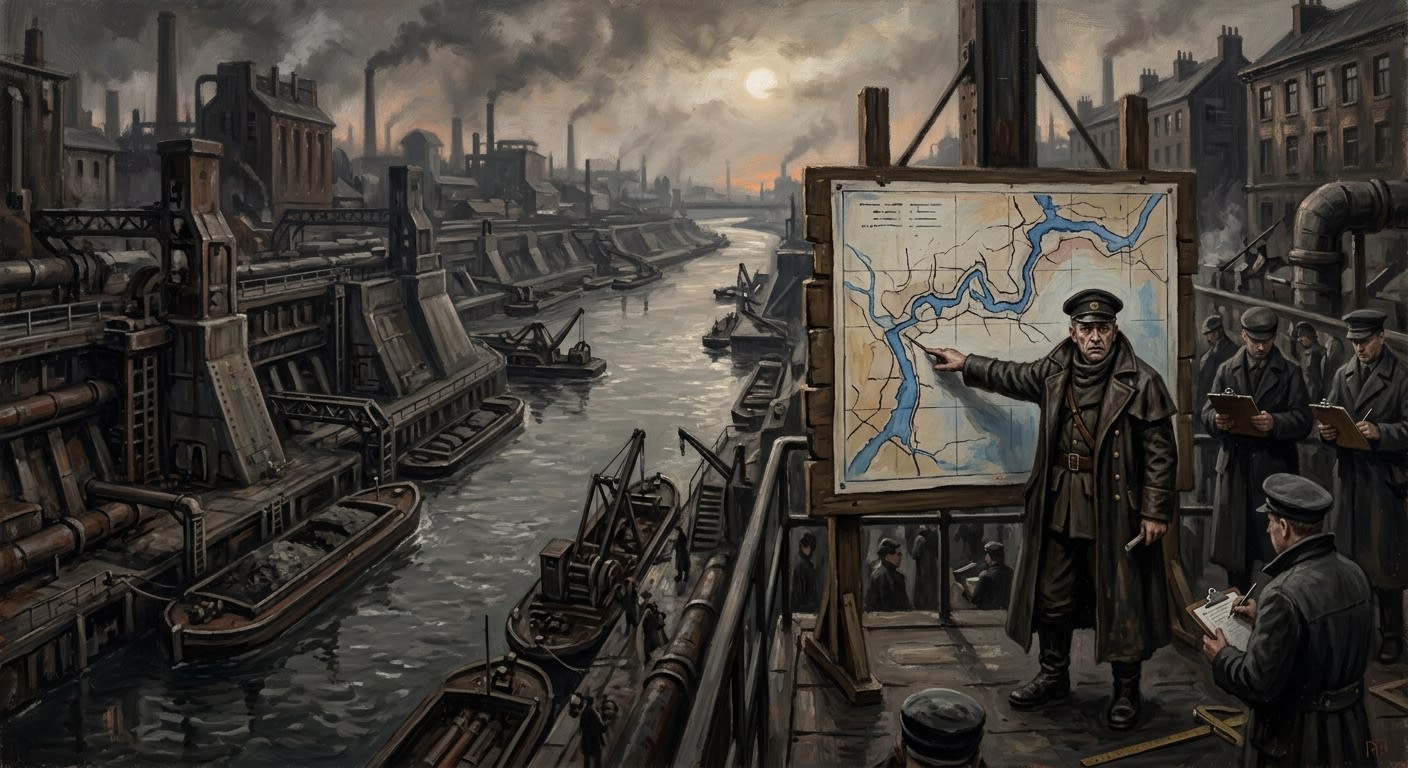 Drava — Drava, rendered as oil-painting.