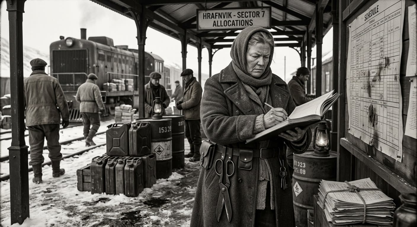 Elder Sigrun Half-Wick — On the Render Schedules, rendered as photograph.