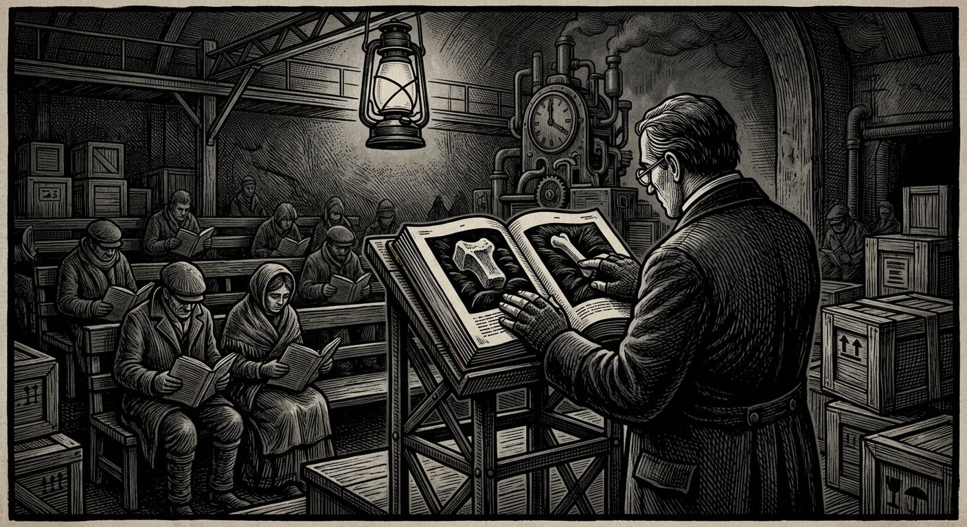 First Relic Auctions of Amsterdam — On the Catalogue, rendered as woodcut.