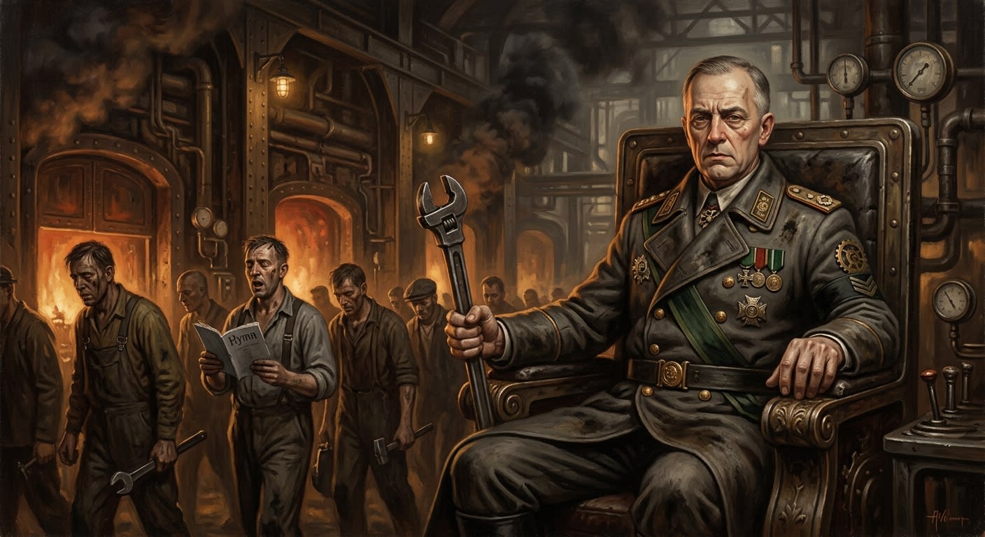 Furnace-Marshal Kord — Furnace-Marshal Kord, rendered as oil-painting.