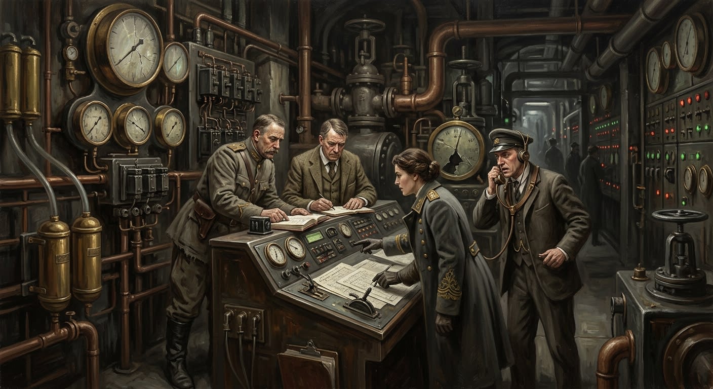 Gauge Ward — Gauge Ward, rendered as oil-painting.
